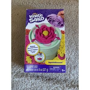 Kinetic Sand SquishBlossom Flower Playset 8 Oz Magical Blooming Flower NEW